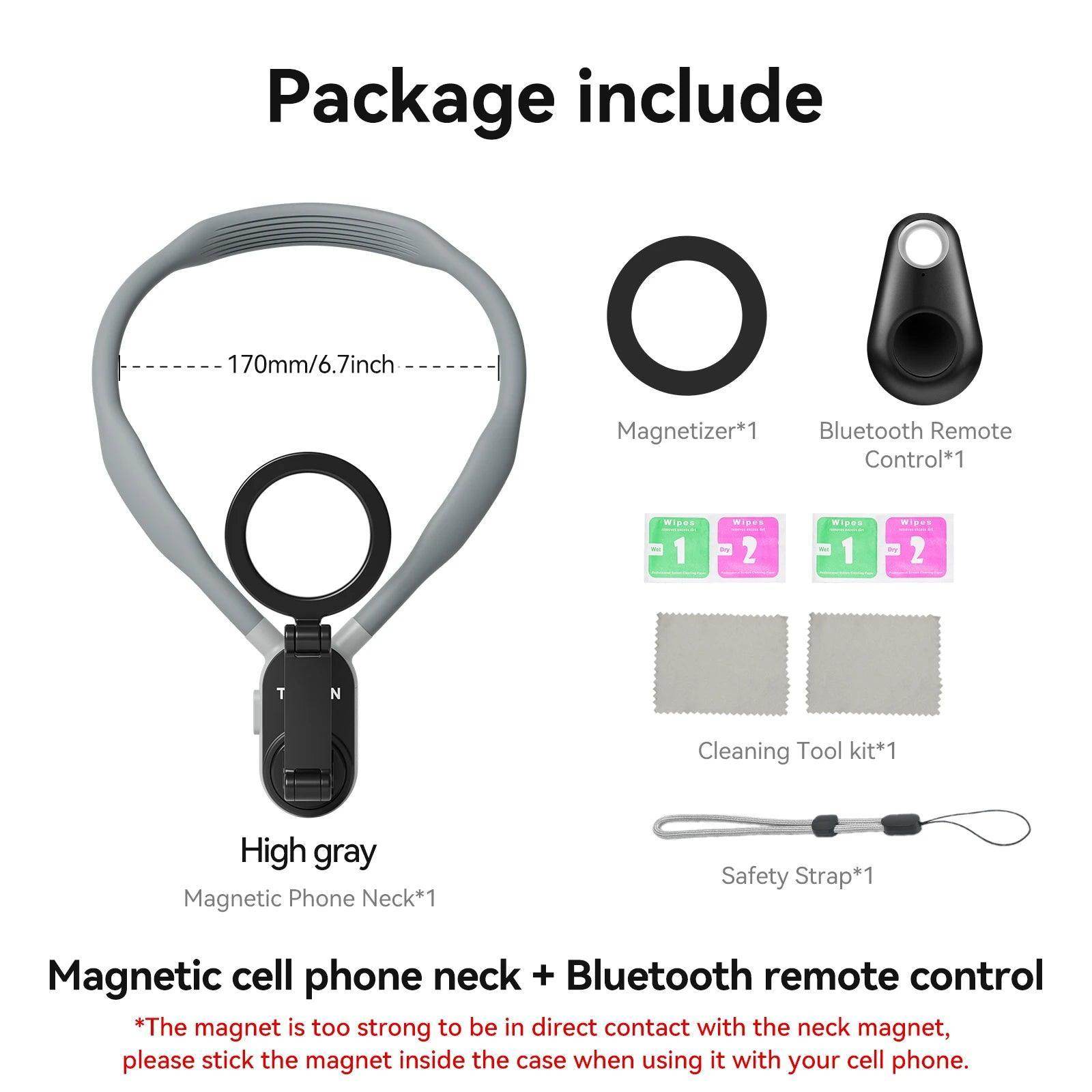 Silicone Magnetic Neck Mount for phone - SmartPursue™