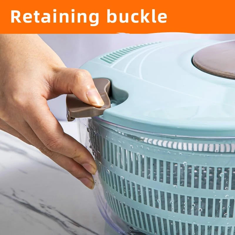 🥗 4.24 Quart Salad Spinner – Rinse, Spin & Serve Greens with Ease - SmartPursue™