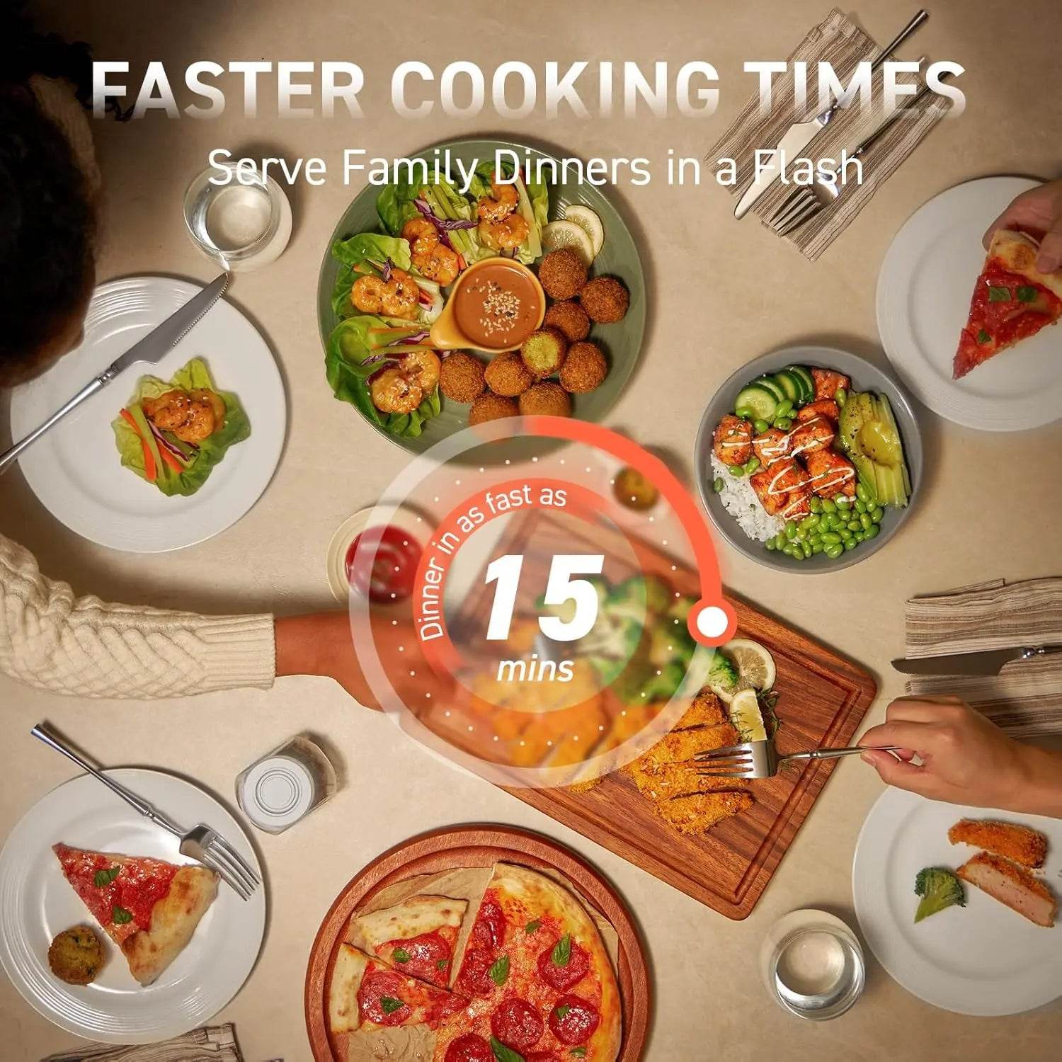 6-Quart Digital Air Fryer with TurboBlaze Technology - SmartPursue™