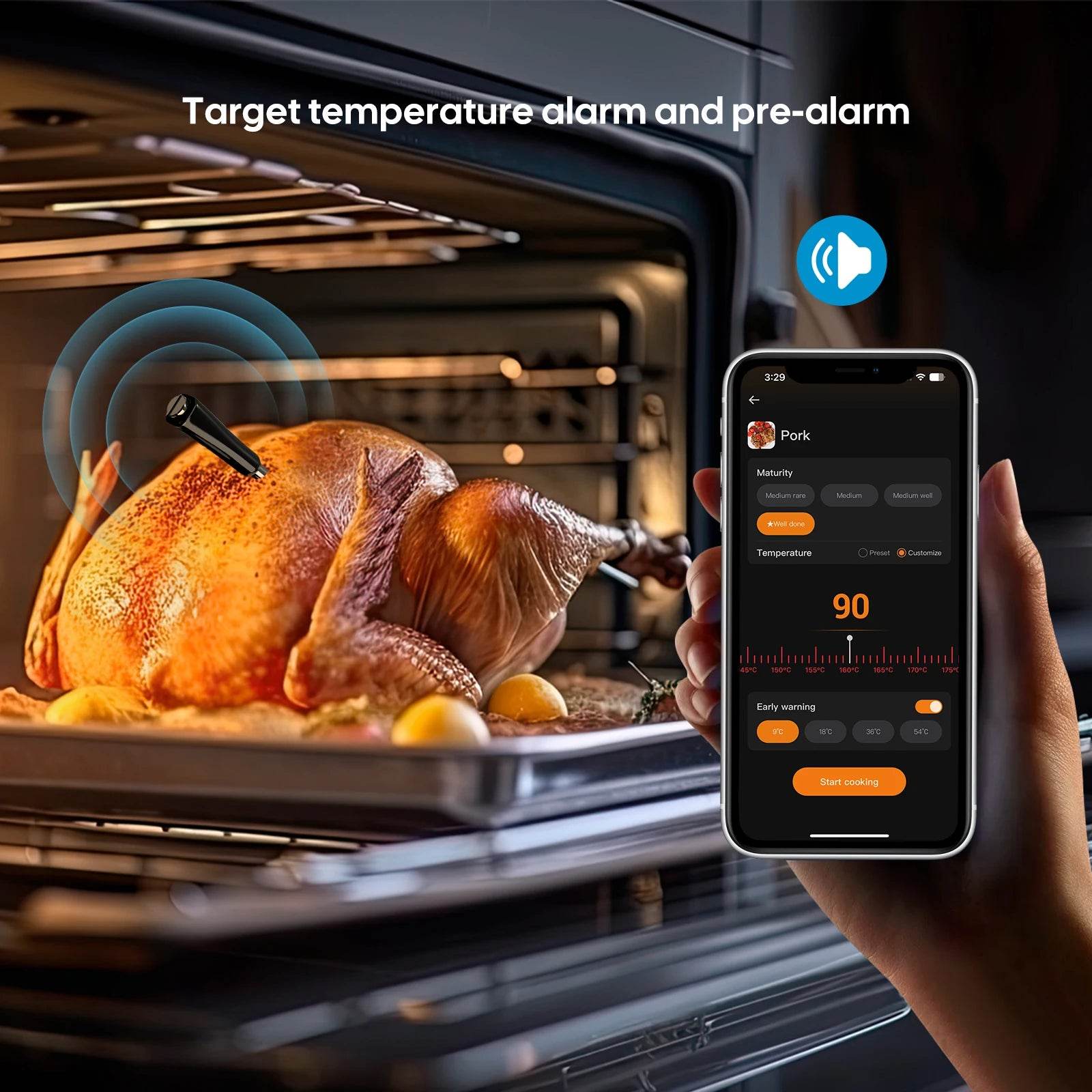Wireless Meat Thermometer – Smart BBQ Probe - SmartPursue™