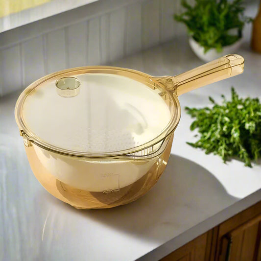 Creative Multifunctional Draining Basket With Spout Fruit And Vegetable Dishwashing Basket Kitchen EssentialsFood Strainer SmartPursue™