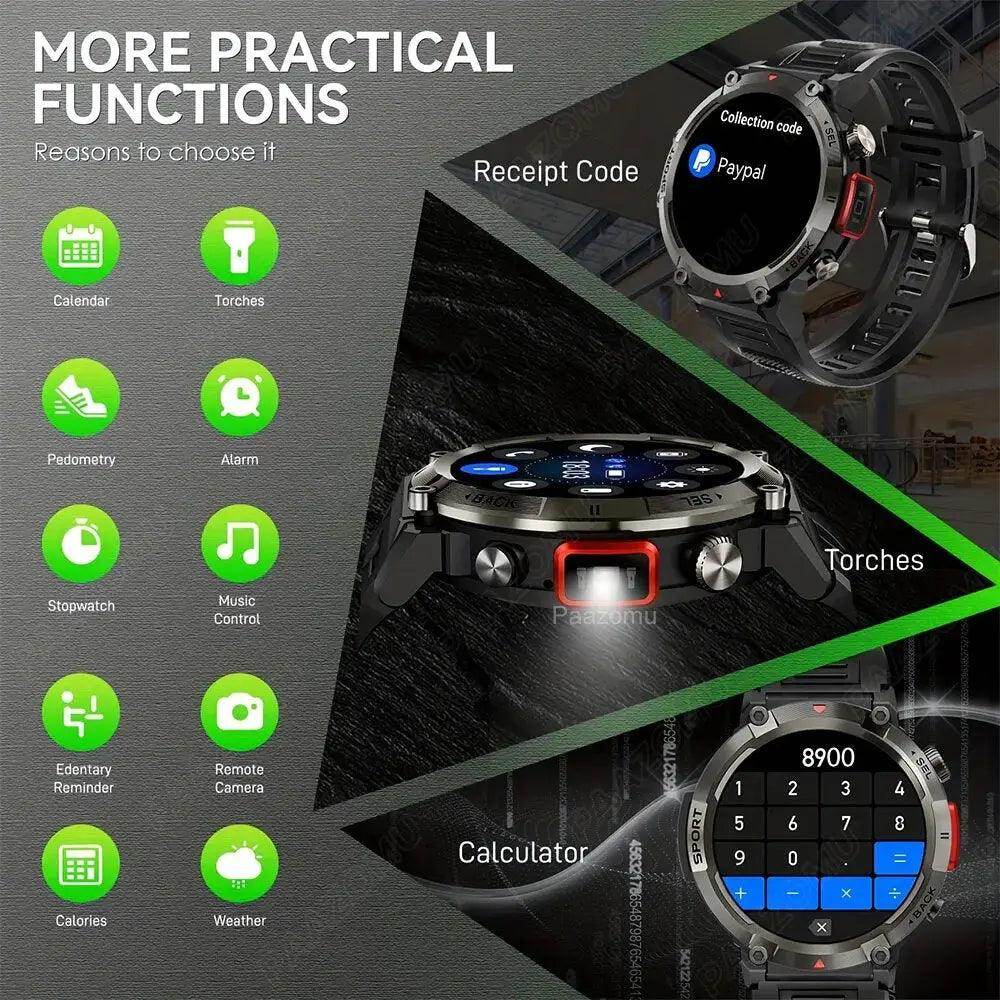 Sports smartwatch Fitness tracker for Men - SmartPursue™