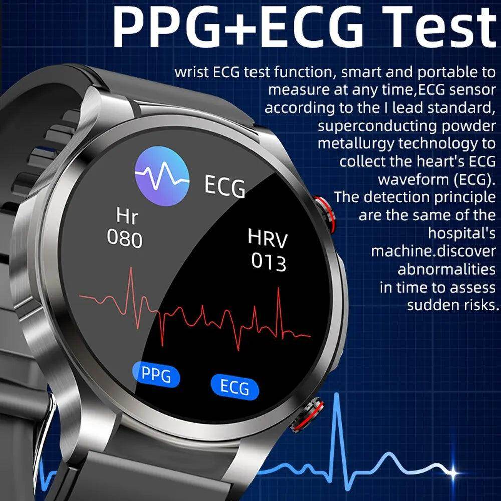 Smartwatch with glucose monitor & Heart Rate Blood Pressure - SmartPursue™