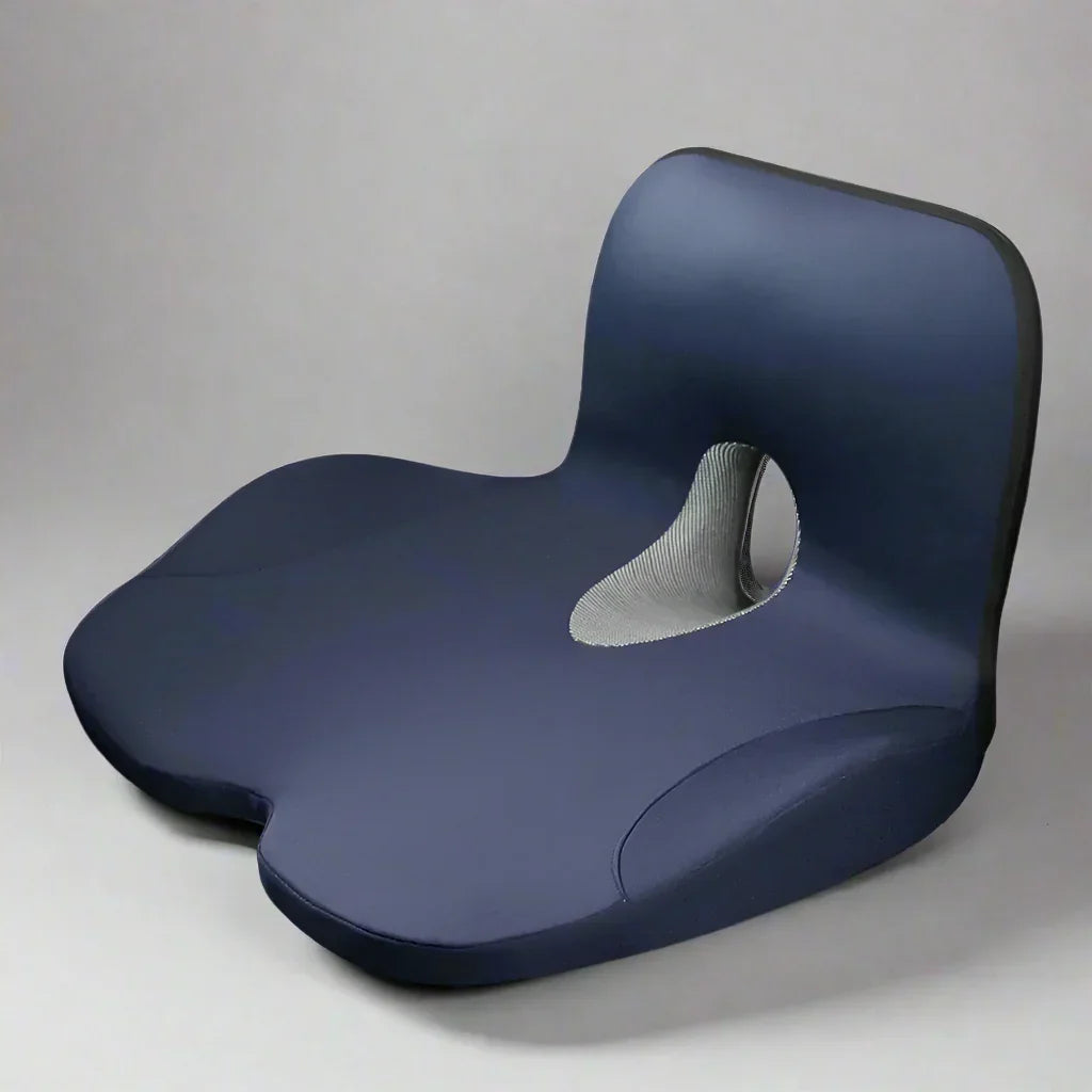 🪑 Memory Foam Seat Cushion & Back Support Pillow Set - SmartPursue™