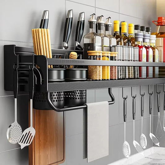 Wall-Mounted Kitchen Spice Rack Organizer - SmartFusion™