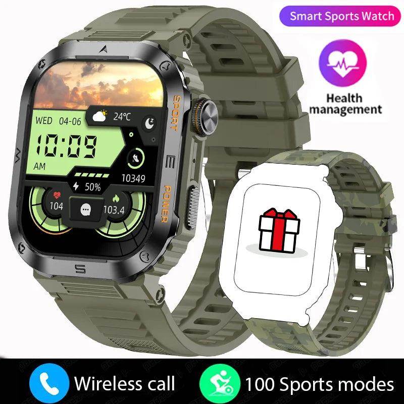 Rugged Military Smart Watch For Android IOS XIAOMI - SmartPursue™