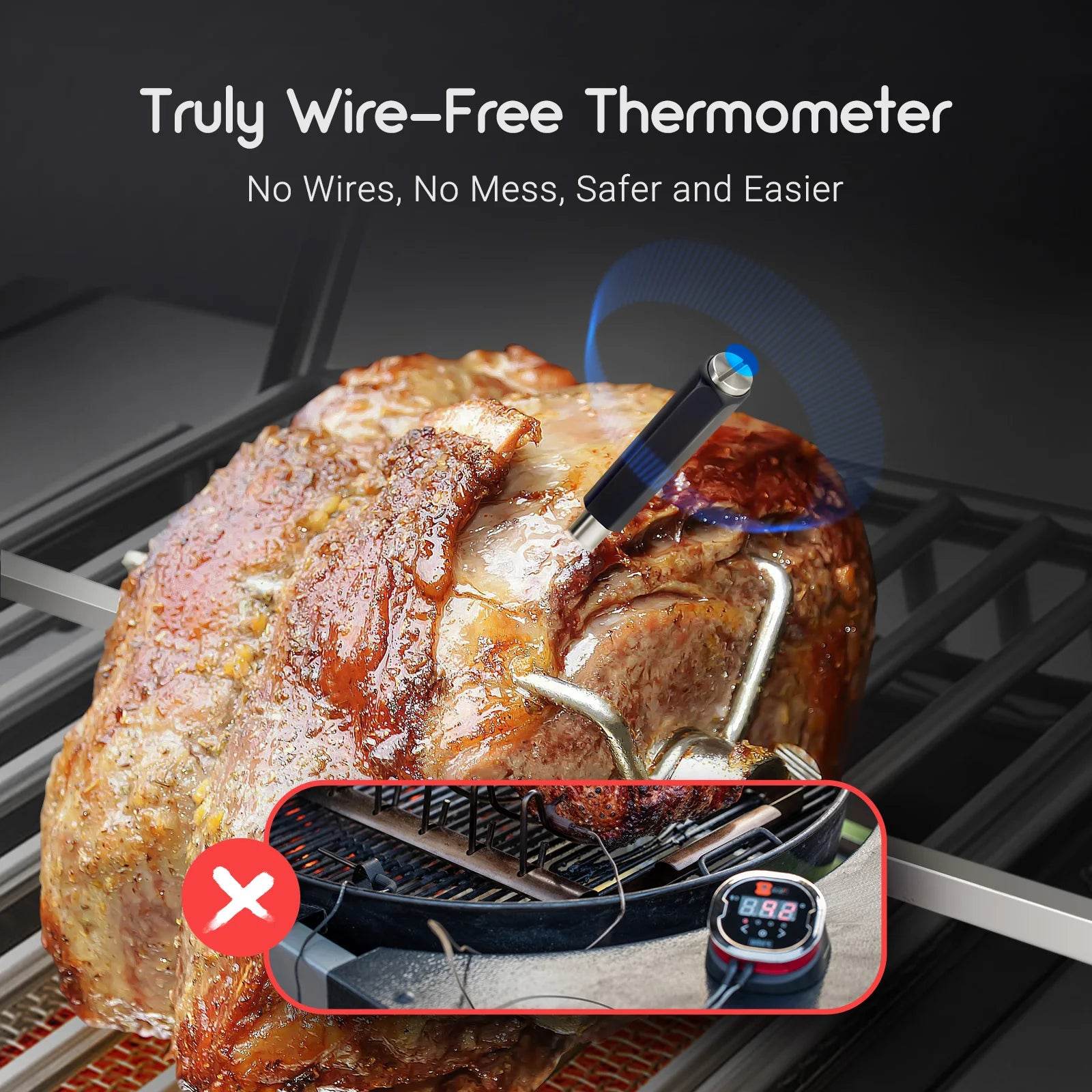 Wireless Bluetooth Meat Thermometer - SmartPursue™