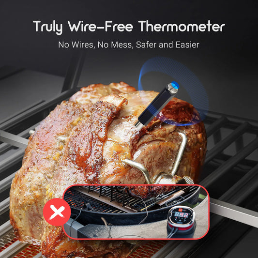 Wireless Bluetooth Meat Thermometer for Oven, Grill, BBQ - SmartPursue™