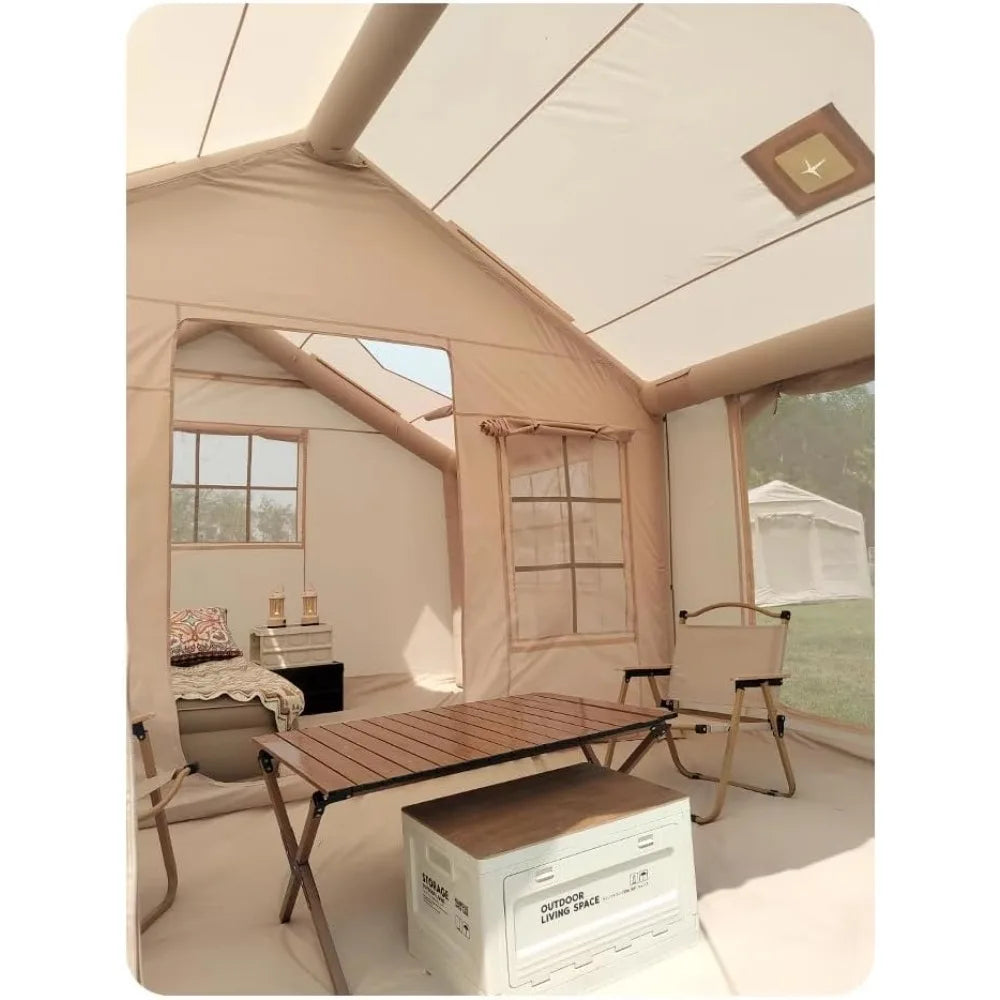 🏕️ 10–12 Person Inflatable Camping Tent - SmartPursue™