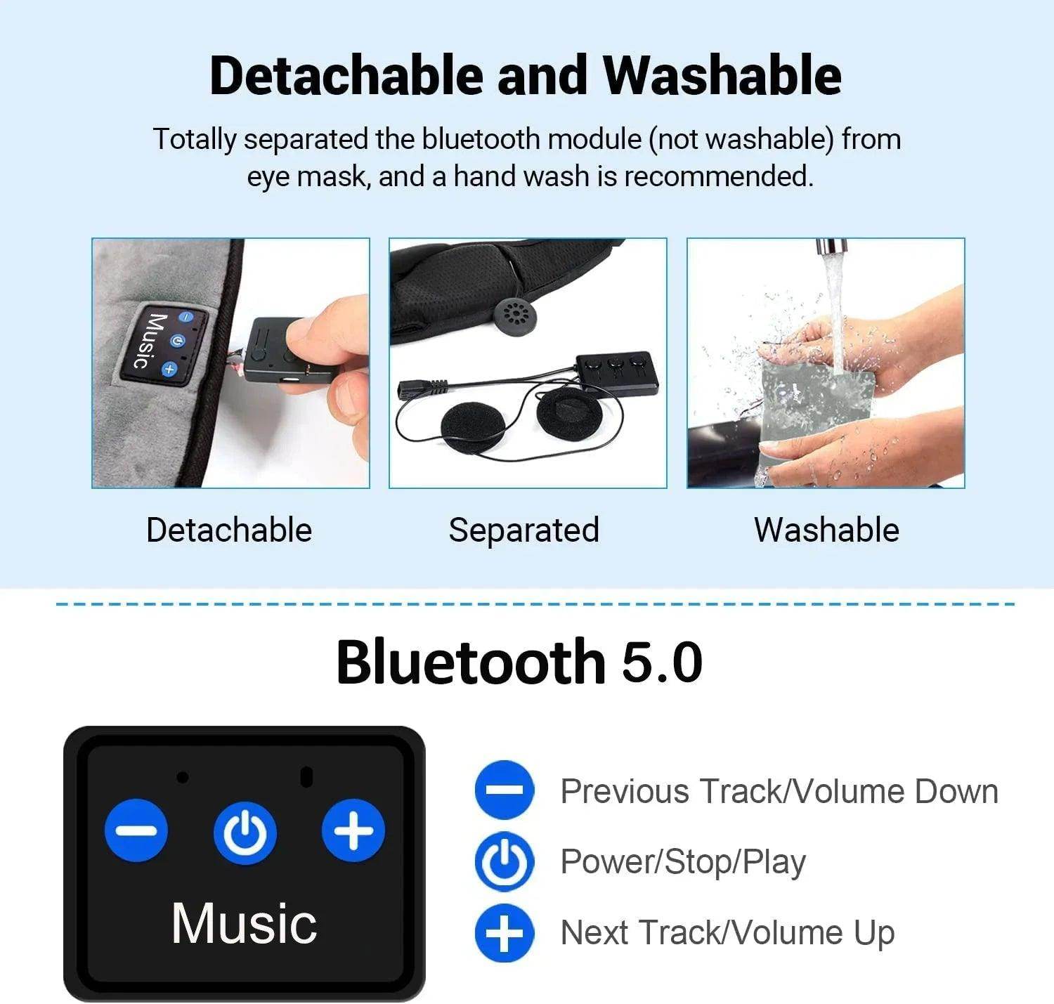Wireless Sleep Headphones for Side Sleepers - SmartPursue™