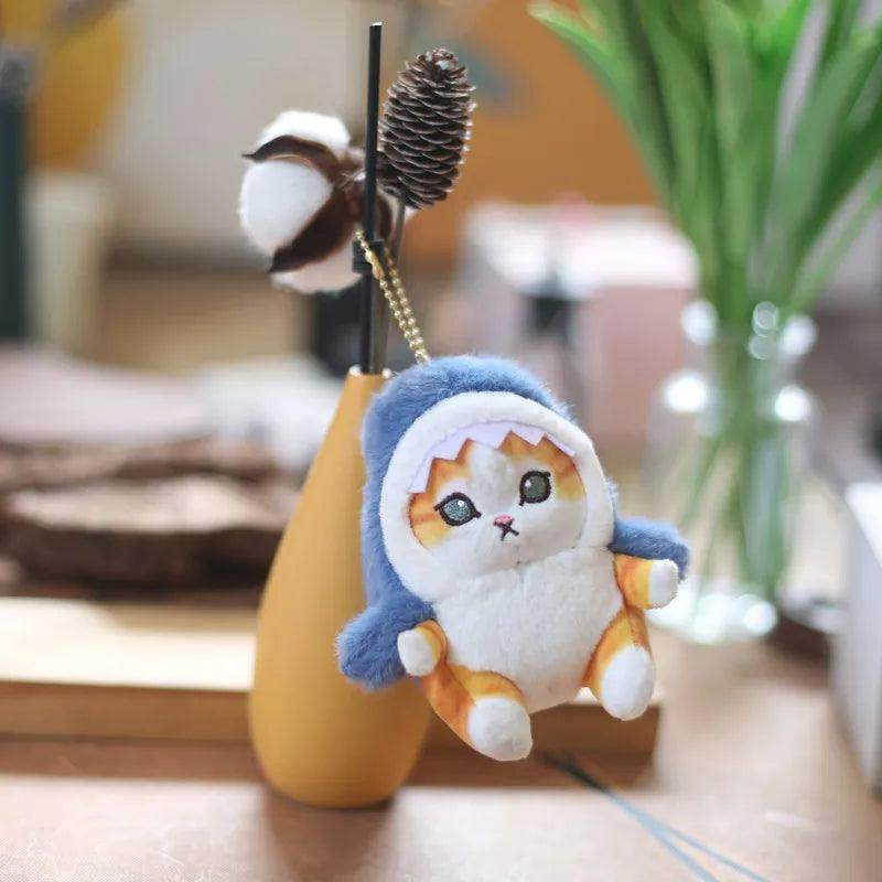 Shark Cat Fried Shrimp Plush Toy Keychain - SmartPursue™