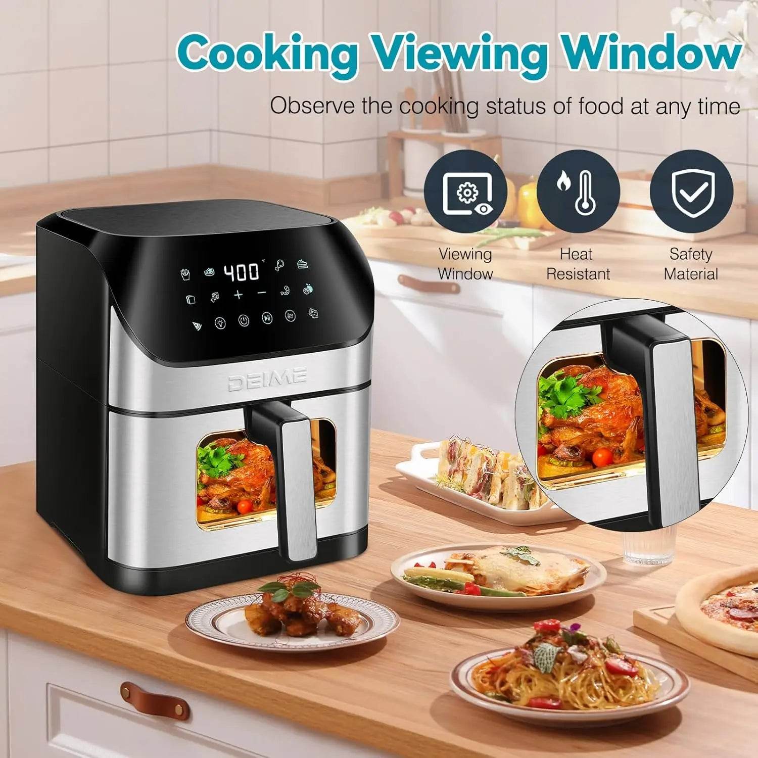 6.2QT Large Capacity Air Fryer - SmartPursue™