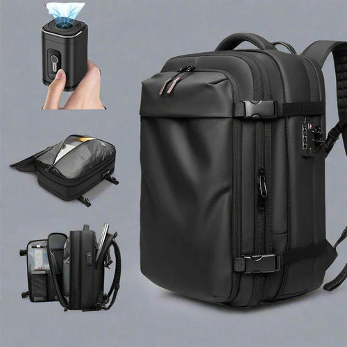 Airbag Backpack Vacuum – Large Capacity Travel Backpack - SmartPursue™