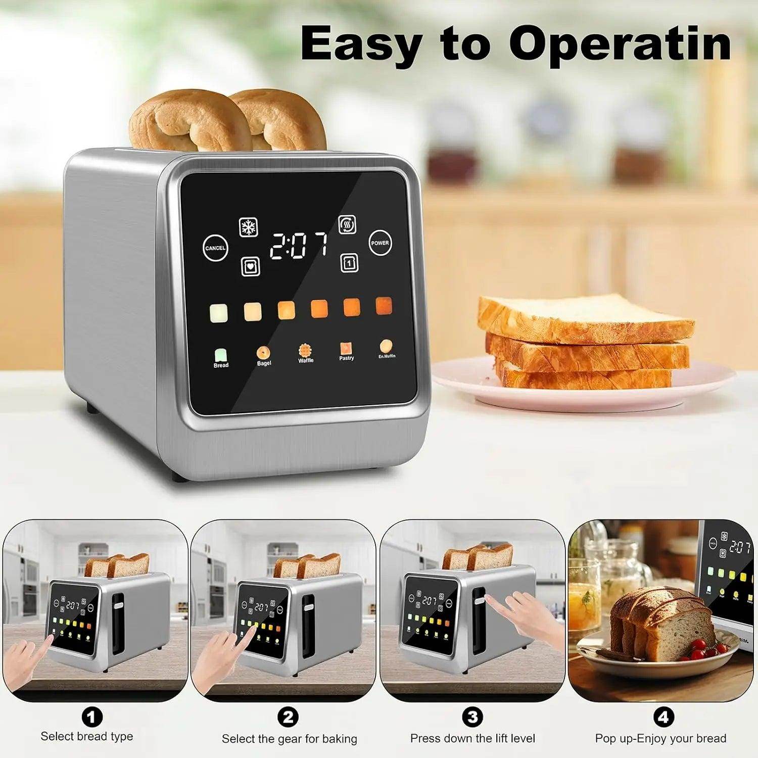 Smart Touch Screen Toaster - SmartPursue™