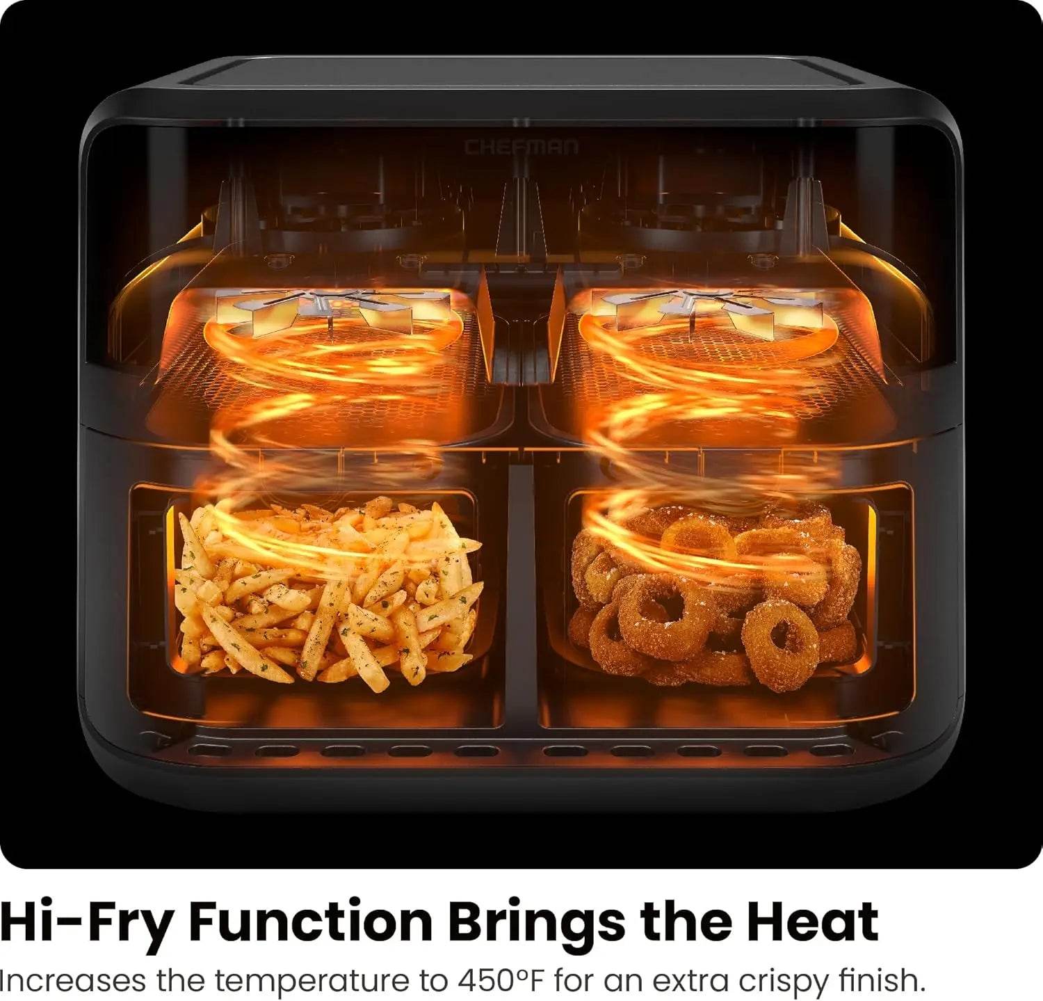 6-Quart Dual Basket Air Fryer - SmartPursue™