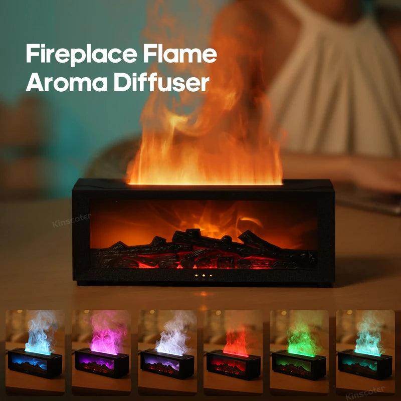 Fireplace Flame effect aroma diffuser - SmartPursue™