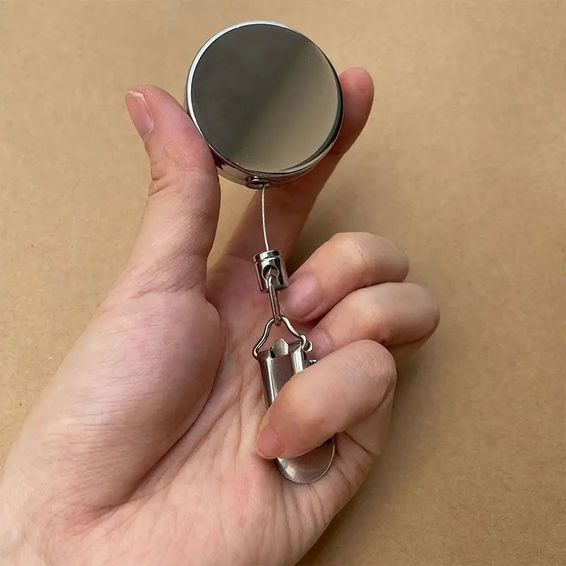 Toallero retráctil automático – Soporte de pared autoadhesivo sin taladro