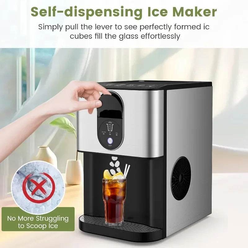 Countertop Nugget Ice Maker with Self-Dispensing - SmartPursue™
