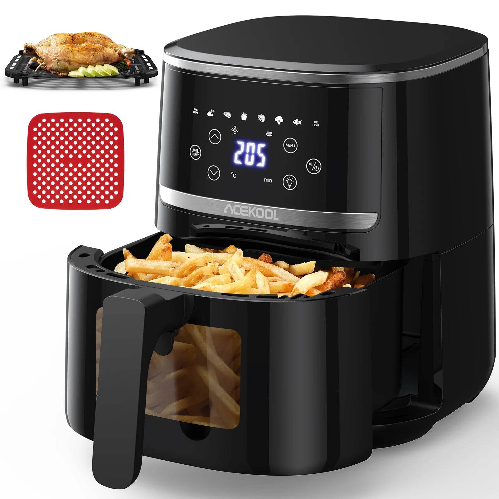 5-Quart Digital Air Fryer Toaster Oven - SmartPursue™