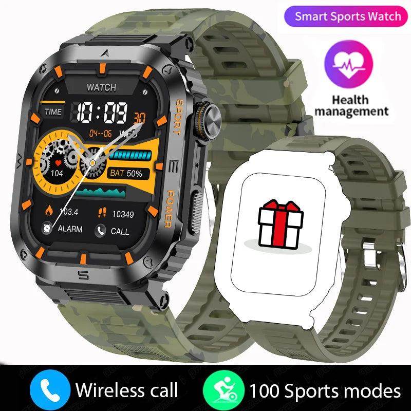 Rugged Military Smart Watch For Android IOS XIAOMI - SmartPursue™