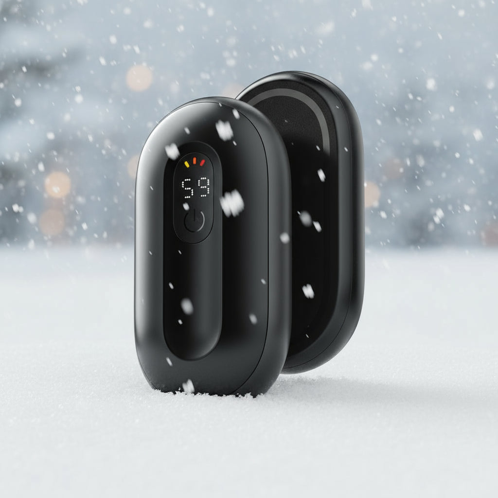 Hand Warmers Rechargeable 2 Pack Magnetic 3 Settings Fast Heating Electric Portable Pocket Heater for Women Men Outdoor Camping SmartPursue™