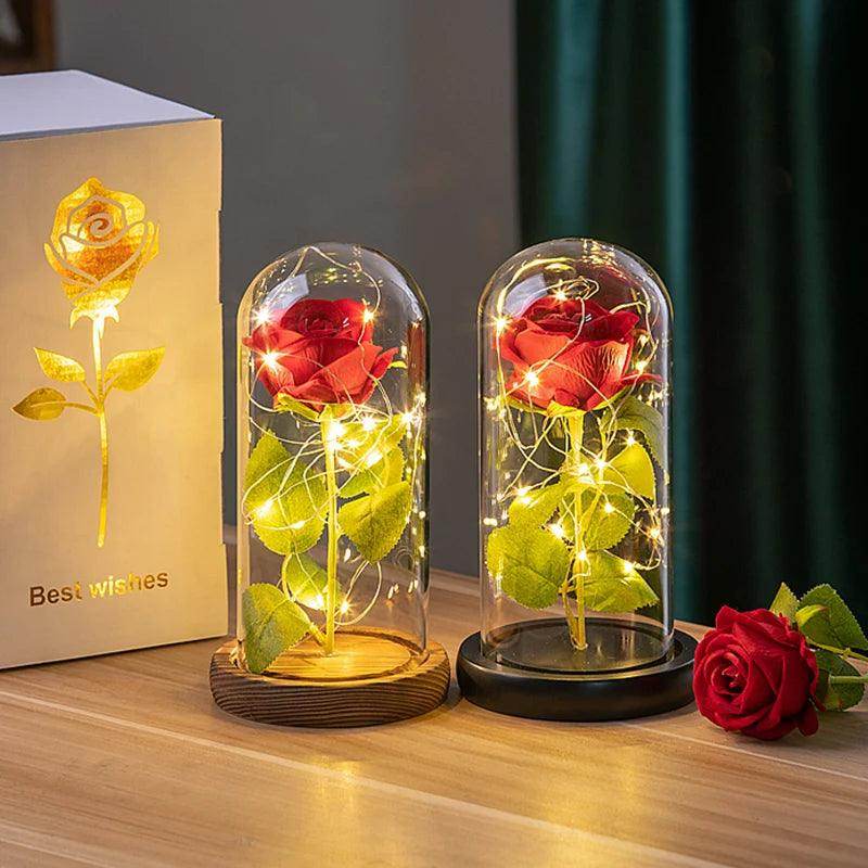 Enchanted Red Rose in Glass Dome - SmartPursue™