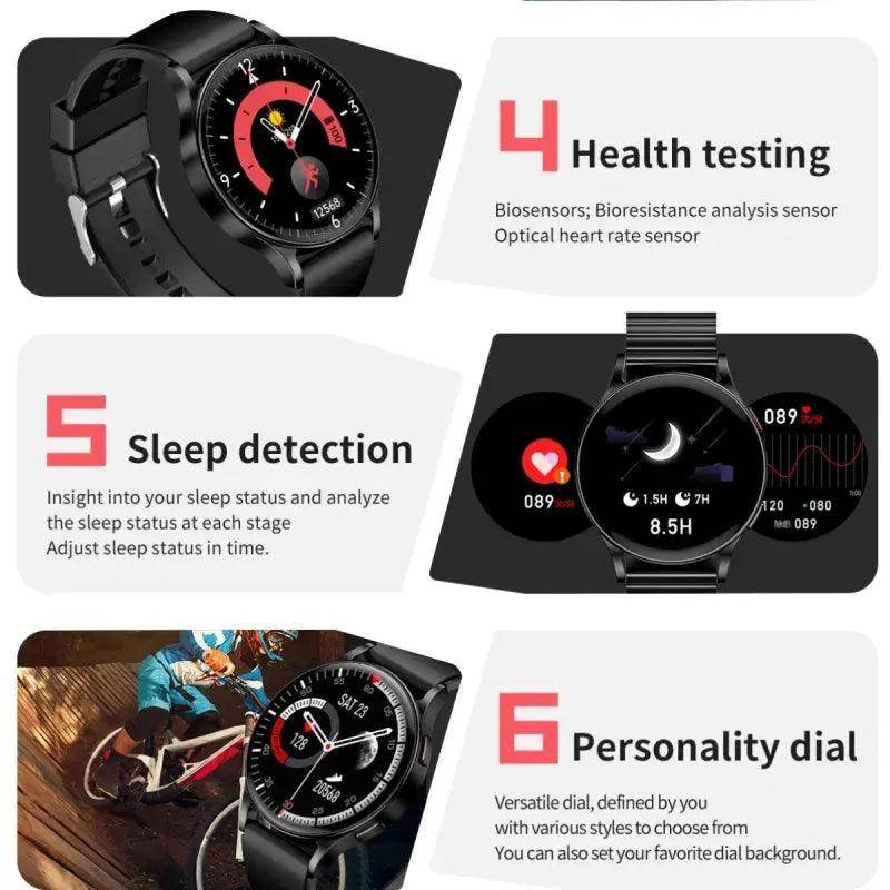 smartwatch with steel strip - SmartPursue™