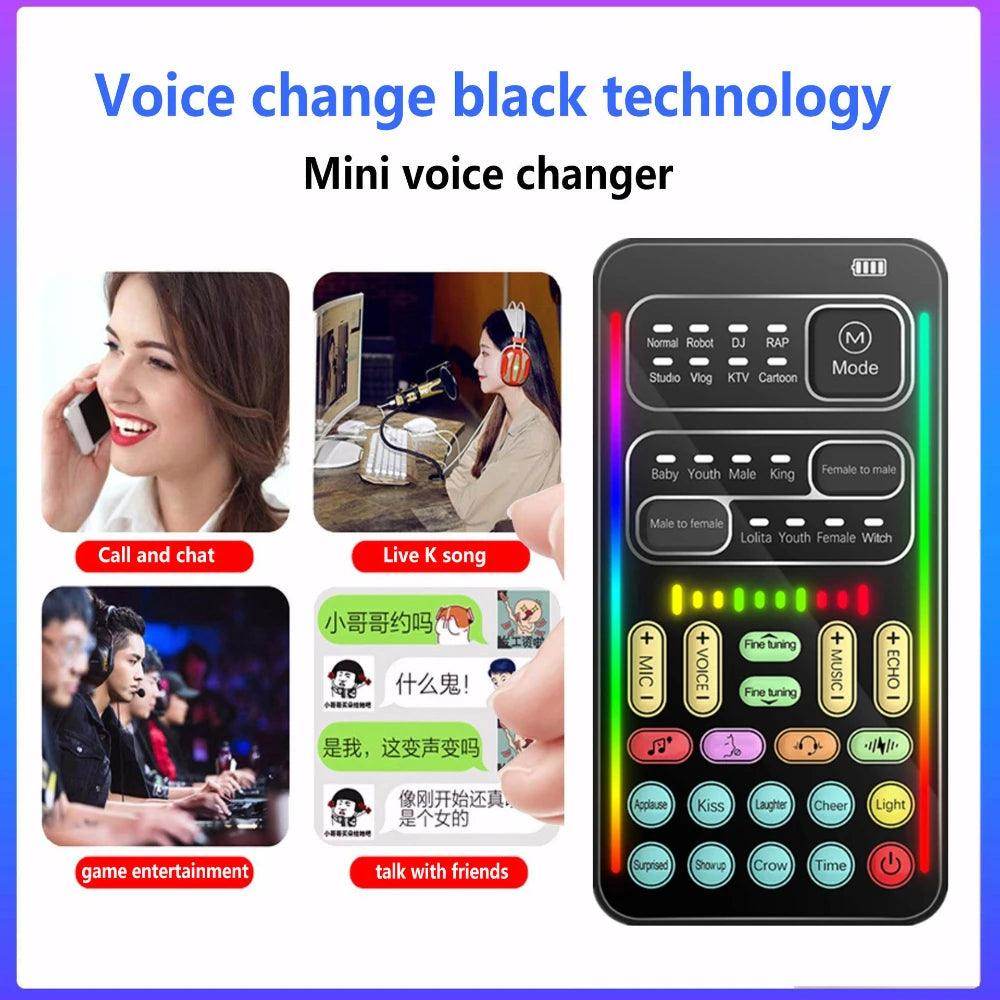 Voice transformer Portable Voice Changing Modulator Voice Changer - SmartPursue™