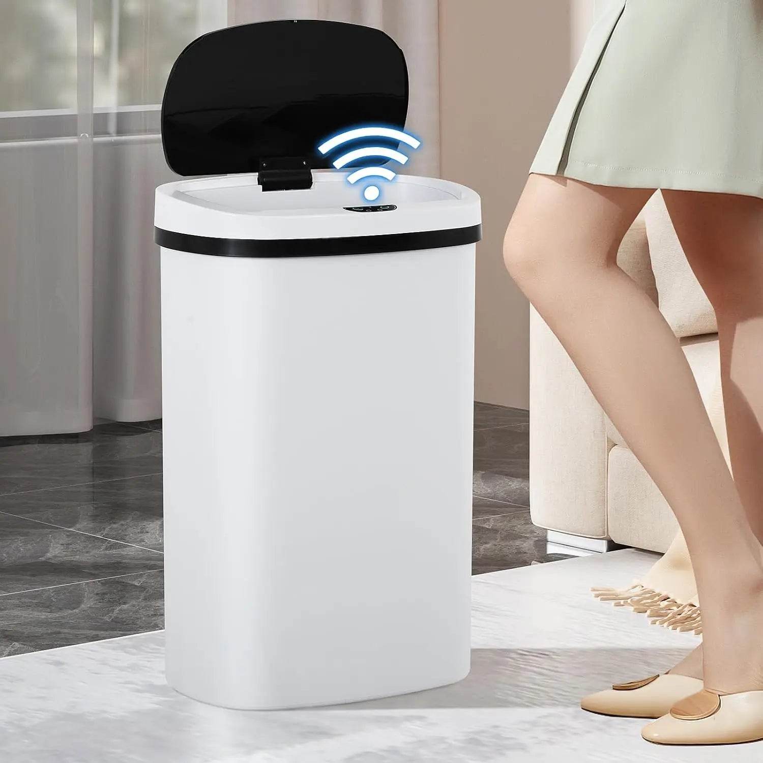 Motion Sensor Trash Can – Hands-Free, Hygienic & Stylish - SmartPursue™