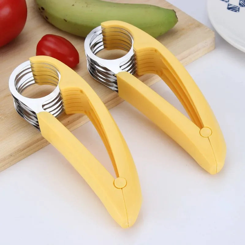 Creative Banana Slicer & Sausage Slicer – Stainless Steel Fruit Cutter - SmartPursue™