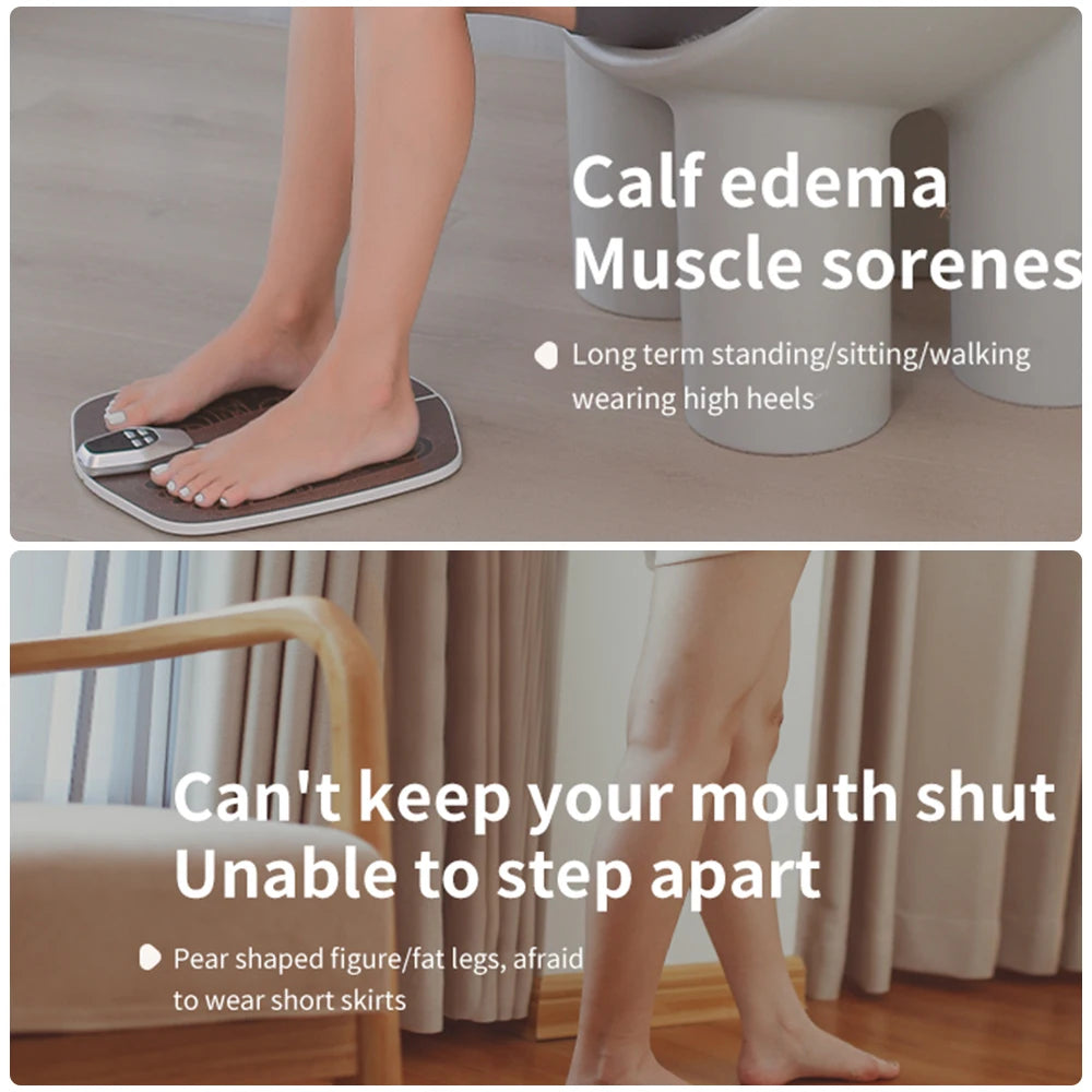 🦶 3D Foot Massage Mat – USB Rechargeable Electric Leg Massager Diversi Fusion™