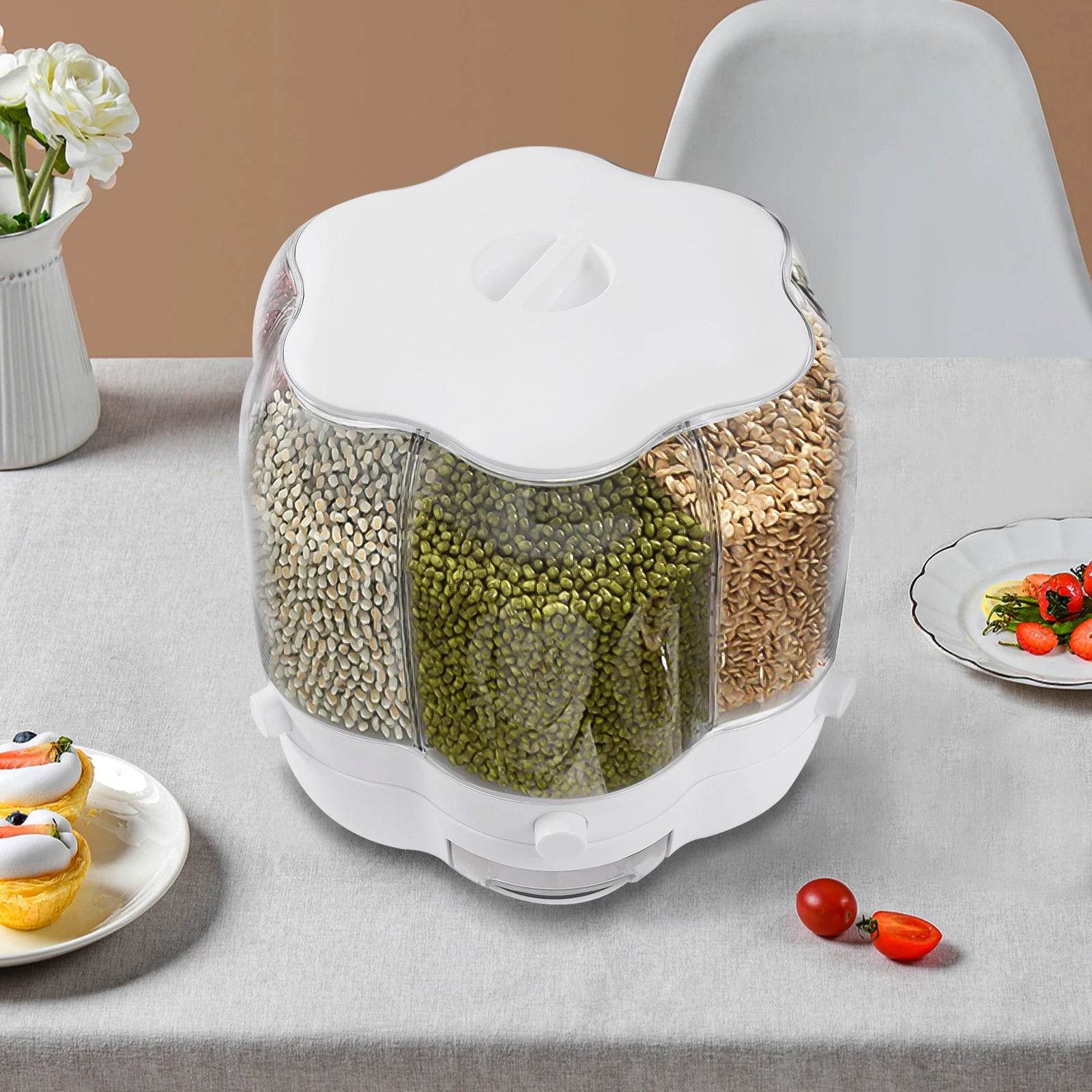 6-Grid Rotating Food Dispenser - SmartPursue™