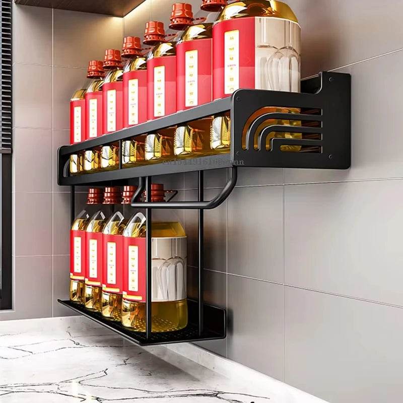 Wall-Mounted Kitchen Spice Rack Organizer - SmartPursue™