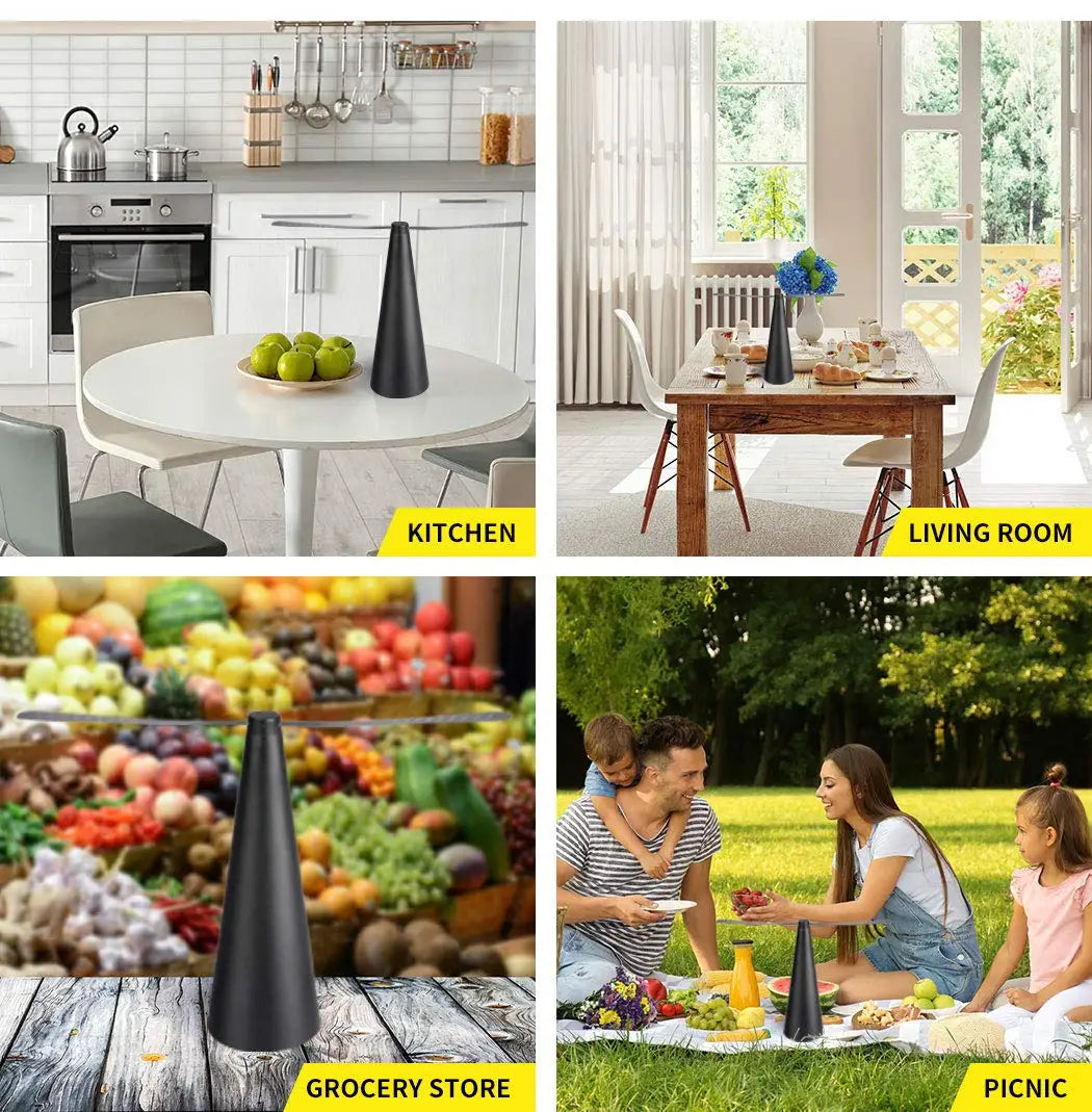 Fly Repeller Table Fan USB Or AA Battery Powered Insect Fly Repeller Fans Portable Pest Control Outdoor Indoor Keep Flies Away SmartPursue™