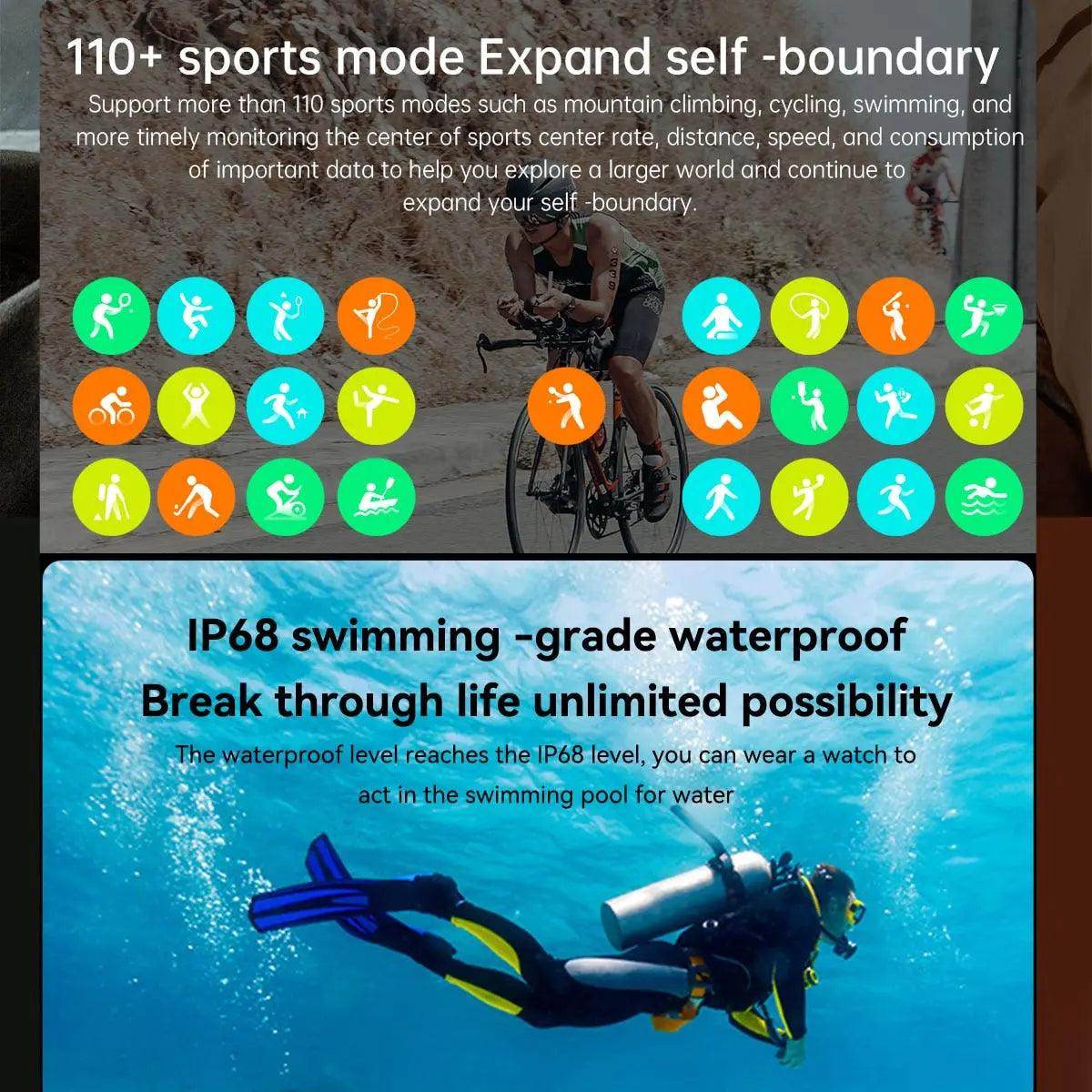 Military Android smartwatch for Men - SmartPursue™