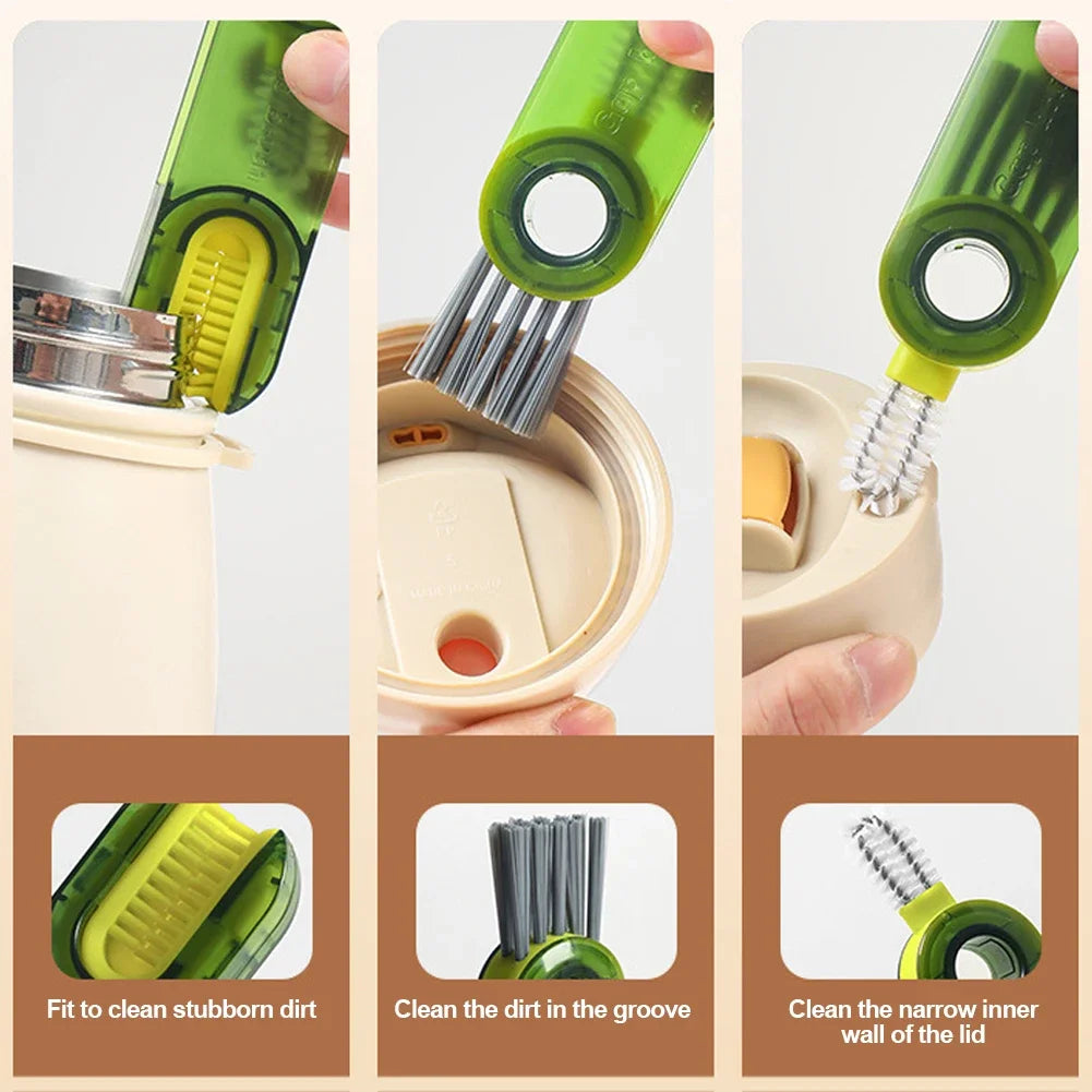 3-in-1 Cup Lid Cleaning Brush - SmartPursue™