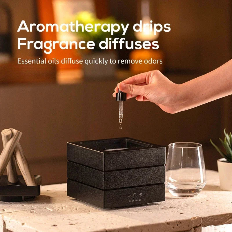280ml Flame Aroma Diffuser USB Air Humidifier Colorful Atmosphere Light and Remote Control Bonfire Essential Oil Aroma Diffuser SmartPursue™