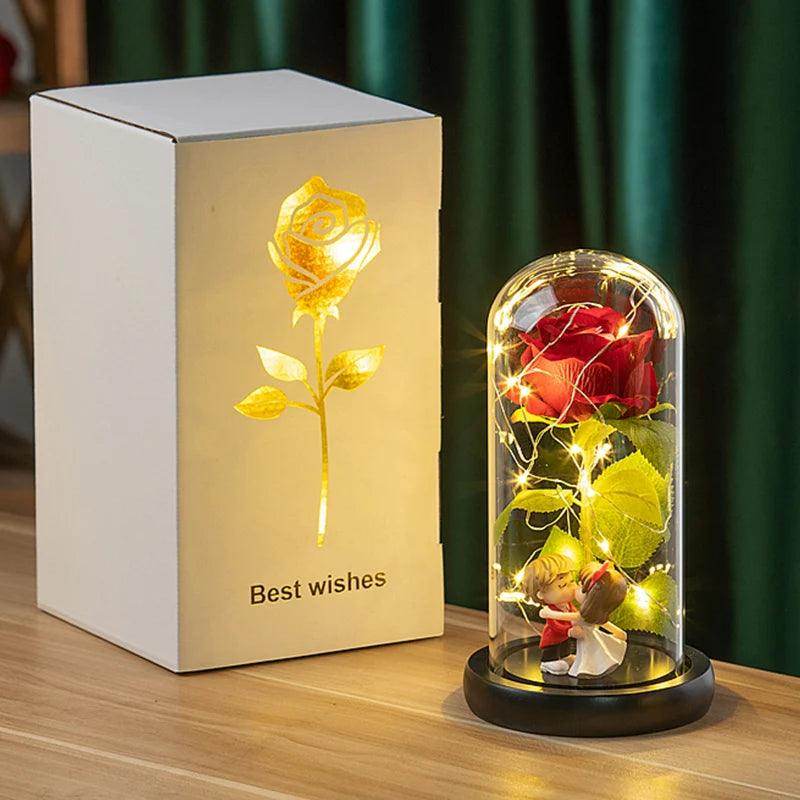 Enchanted Red Rose in Glass Dome - SmartPursue™