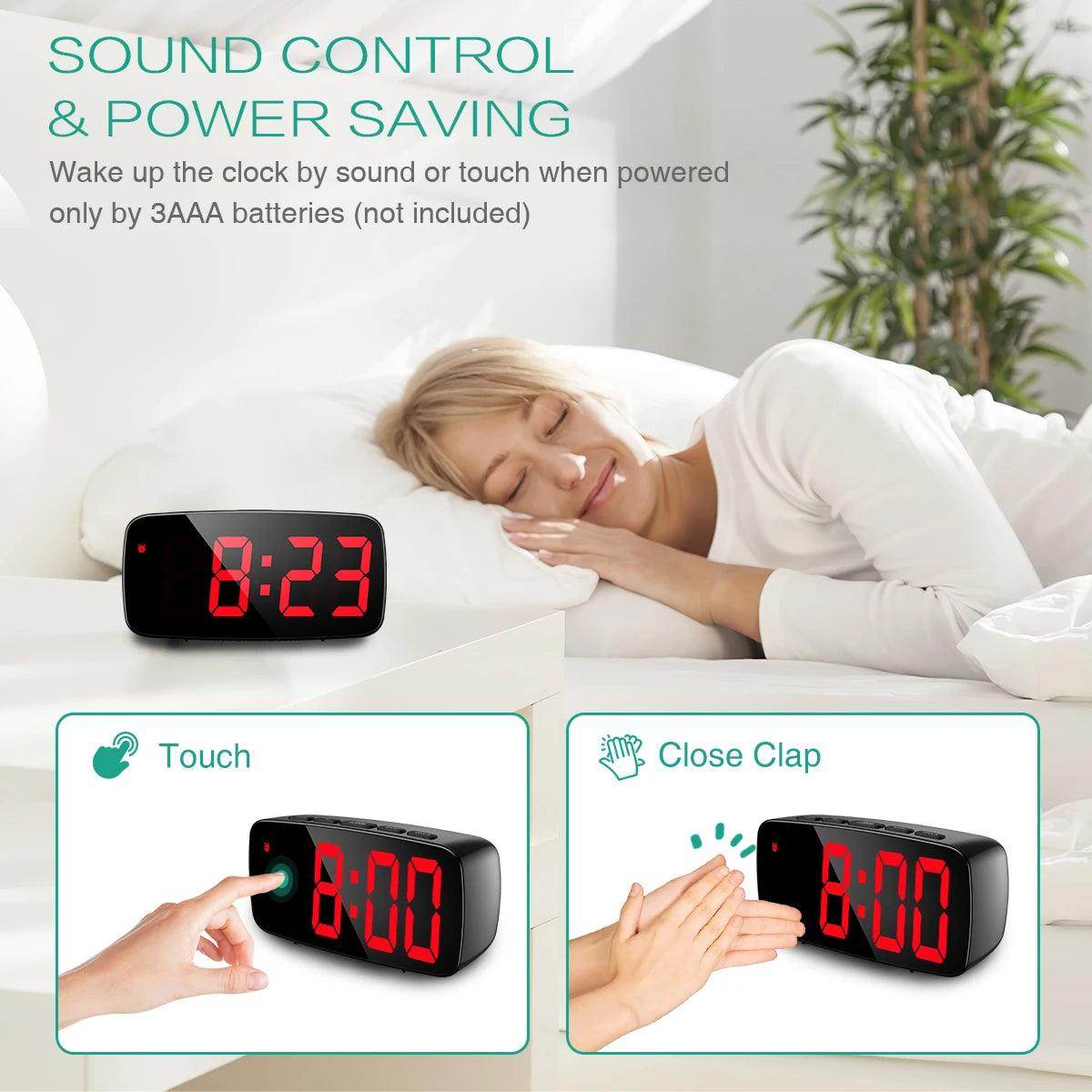 Digital LED Clock Desktop Alarm Clock - SmartPursue™