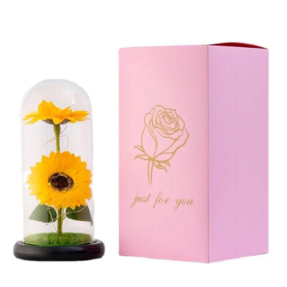 LED Glass Rose Tulip Ornament - SmartPursue™