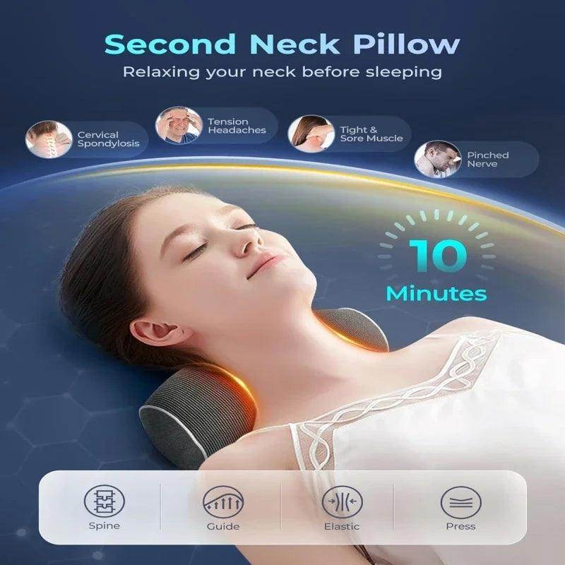 Electric Massager Pillow for Heating Vibration Pain Relief Massage - SmartPursue™