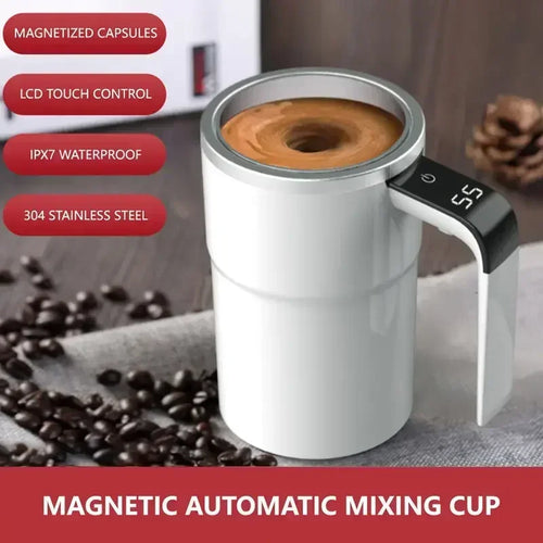 Automatic Self-Stirring Mug with Temperature Display - SmartPursue™