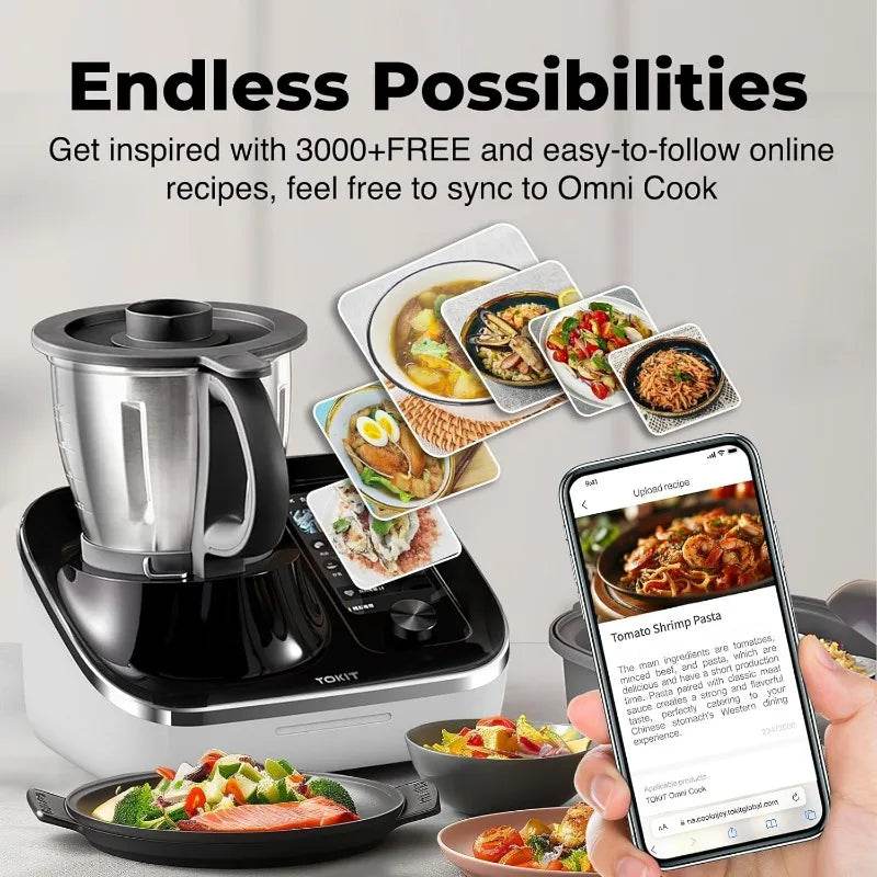 Omni Cook Chef Robot: Smart Cooking Machine - SmartPursue™