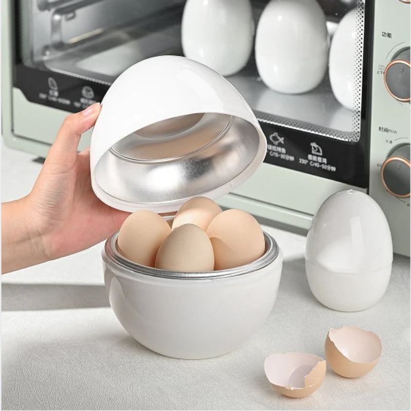 🥚 Microwave Egg Steamer – Cook 4 Eggs in 5 Minutes - SmartPursue™