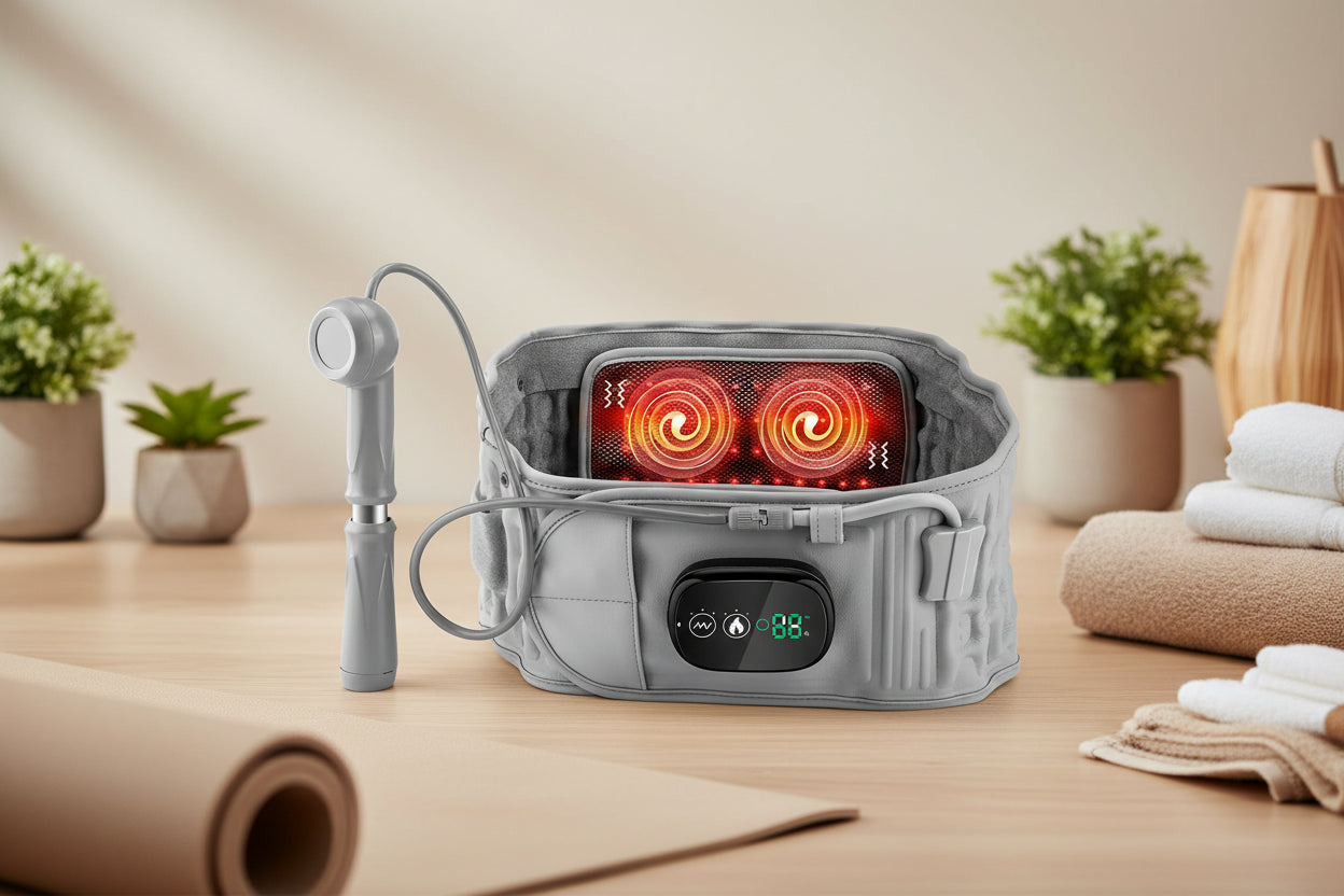 Heating Waist Massager Belts Vibration Inflatable Heated Pads Back Protector Waist Massage Relax Warmer SmartPursue™