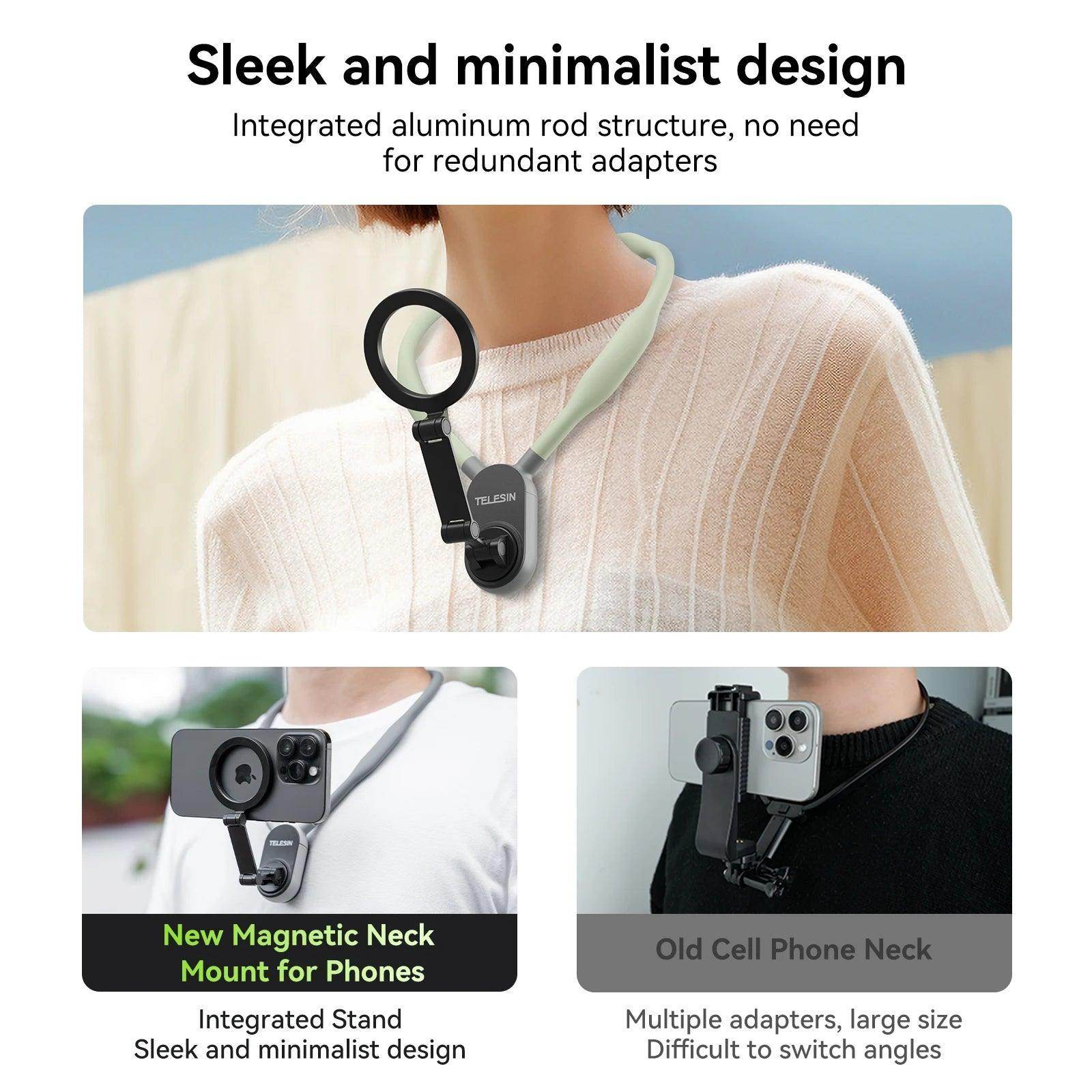 Silicone Magnetic Neck Mount for phone - SmartPursue™
