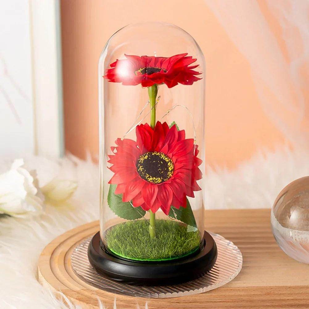 LED Glass Rose Tulip Ornament - SmartPursue™