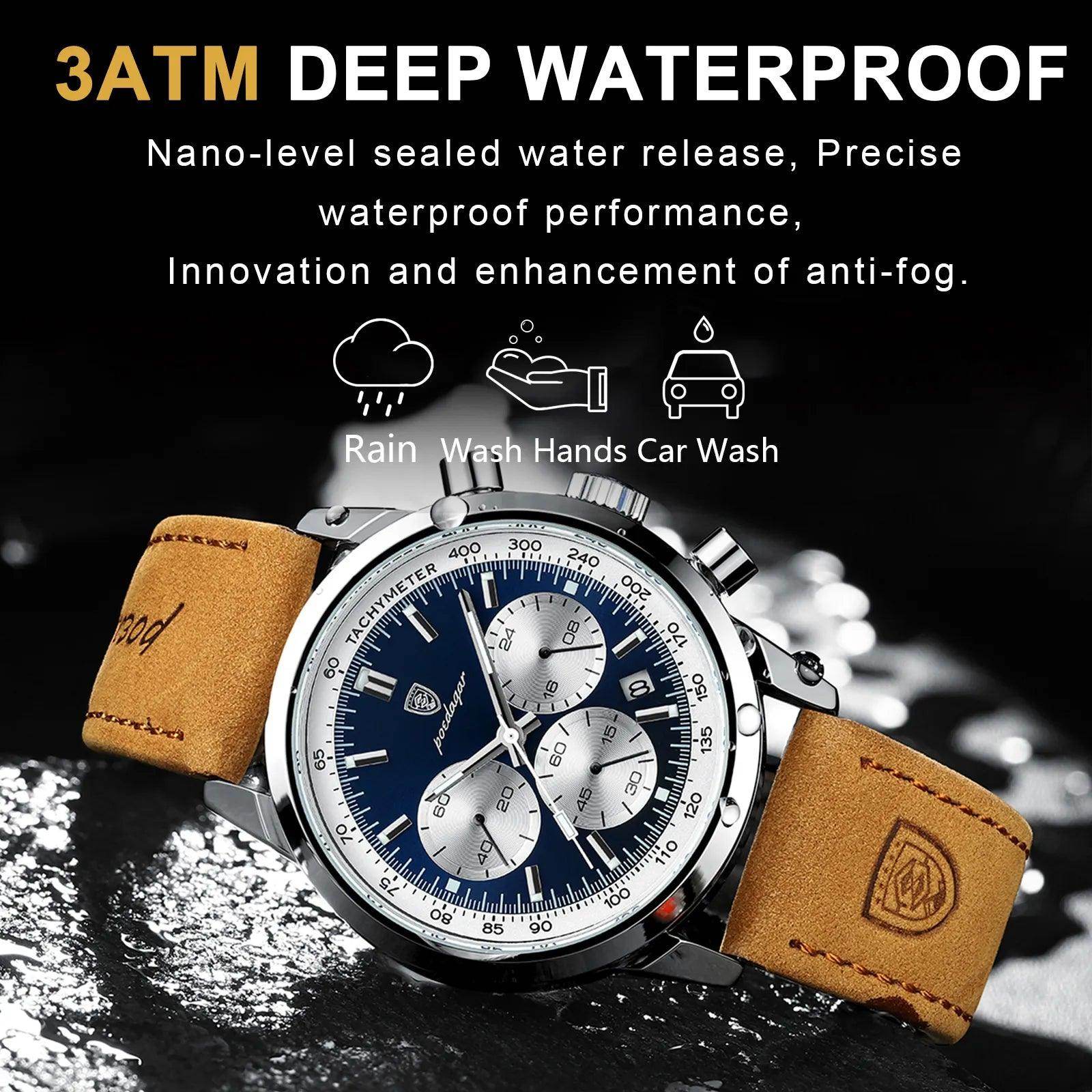 Luxury Mens Watch High Quality Waterproof Men's Wristwatch - SmartPursue™