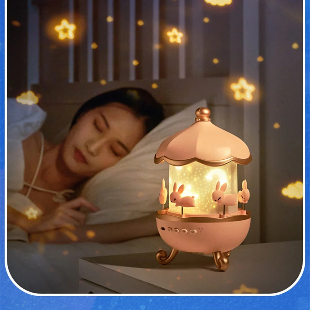 🌙 Kids Night Light Projector – USB Rechargeable LED Lamp SmartPursue™