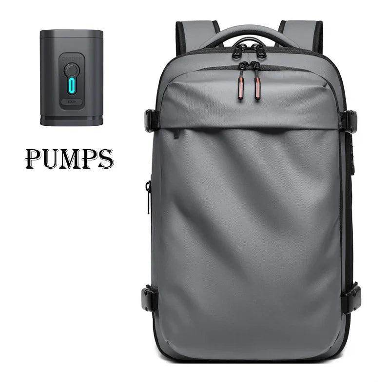 airbag travel backpack Airbag Backpack Vacuum Large Capacity Travel Backpack